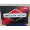 Image 1 : Metal Embossed  Briggs + Straton Sign 24" x 36"