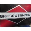 Image 2 : Metal Embossed  Briggs + Straton Sign 24" x 36"