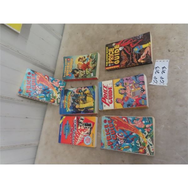 7 Comic Book Price Guide Books