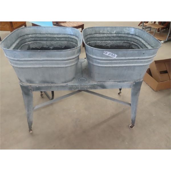 Galvanized Double Wash Tubs
