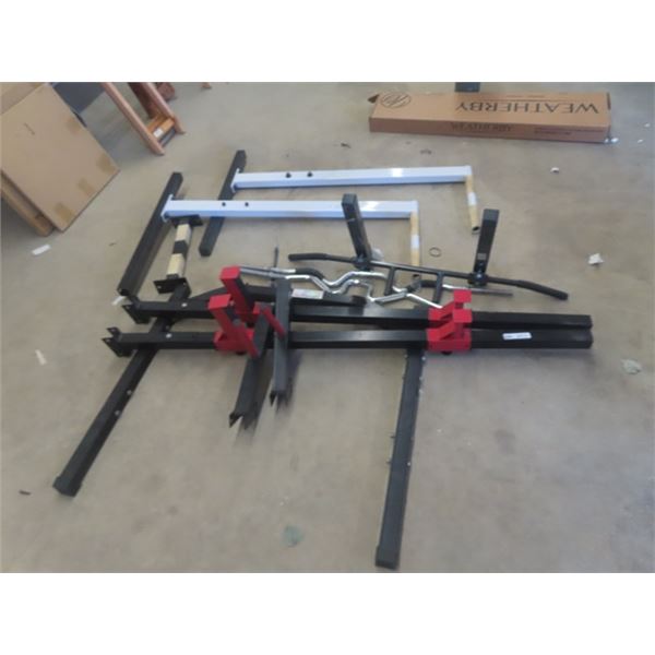 Amstaff Exercise Weight Stand & some Bars