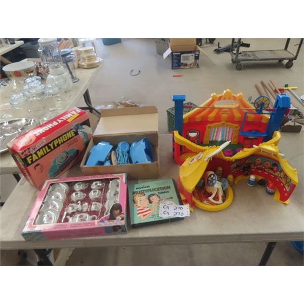 Family Phone, Fisher Price Little People Carrier, Childrens China Tea Set