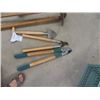 Image 2 : 8 Yard Tools; Hoe, Edger, Weed Puller, Pruner