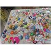 Image 2 : Large Quantity of Buttons ; Slogans, Sports, Politics, Company, Vacation, Charity, "I Love Justin" w