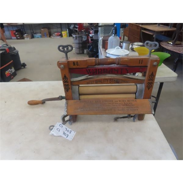 Dowswell Lees & Co Wringer Letter Labelling & Baskets