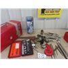 Image 1 : 2 Metal Tool Boxes, 3/8" Socket Set, Propane Torch Kit, Soldering Gun, Filter Wrench, Pipe Cutter pl