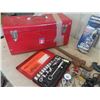 Image 5 : 2 Metal Tool Boxes, 3/8" Socket Set, Propane Torch Kit, Soldering Gun, Filter Wrench, Pipe Cutter pl
