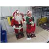 Image 1 : Motion Santa + Mrs. Claus 26" Tall with Storage Tub