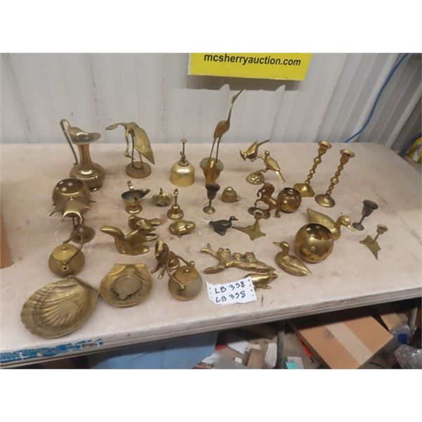 Brass Ornaments, Candle Holder, Ashtray plus more