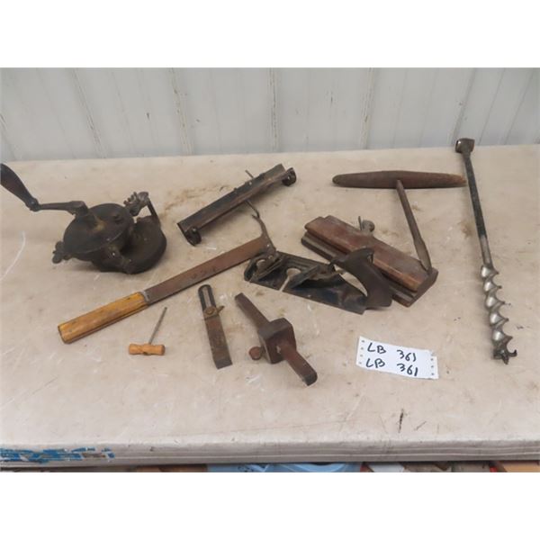 Drill, Hand Grinder, PLaners, Measurers, Sugar Beet Knife