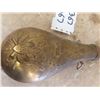 Image 2 : Brass Powder Flask Embossed Design - US