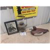 Image 1 : Railway Lantern, Duck Decoy, No Dollar, No Friend Slogan & John Wayne Photo