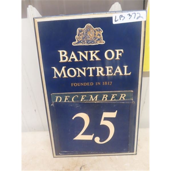 Bank of Montreal Calendar 12" x 19"
