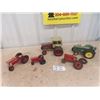 Image 1 : 5 Die Cast Tractors - some are Rough; International 404, 656, Massey & John Deere