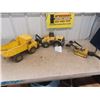 Image 1 : Metal Tonka; Dump Truck, Crawler, Wheel Loader
