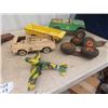 Image 2 : Old Metal  Toys - some rough - some rougher - including Early Lincoln Dump Truck