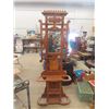 Image 1 : Gorgeous Hall Stand with 6 Lion Head Hooks 84" Tall 31" Wide