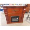 Image 1 : Fireplace Mantle with Electric Heater 40"x42"x13"