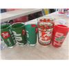 Image 4 : Vintage 7 Up Glasses - Bottle Girl Diet 7Up