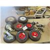 Image 1 : Small Wheels ; (4) 4.10/350 - 4 , (2) 13x5.00-6, (2) Swivel & 2 Castors
