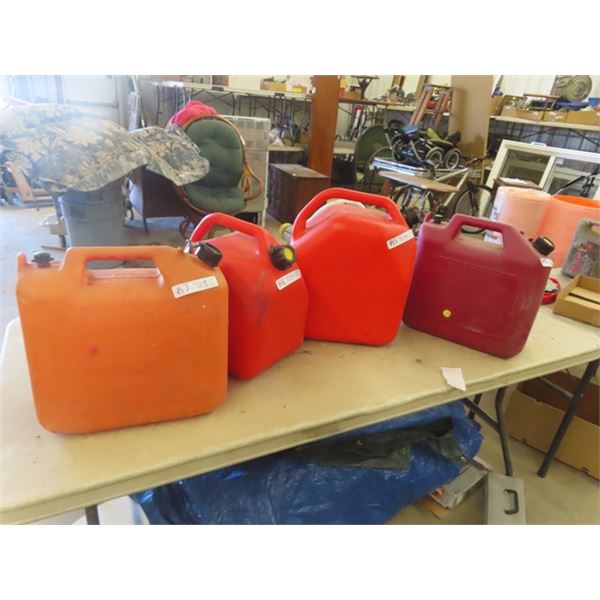 4 Gas Cans