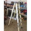Image 2 : (2) 6' Industrial Lite Step Ladder- 1 NO Bracket