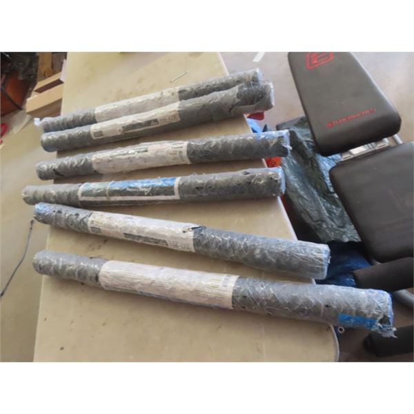 6 New Rolls of Chicken Wire 36" x 25" Total of 36" x 150'