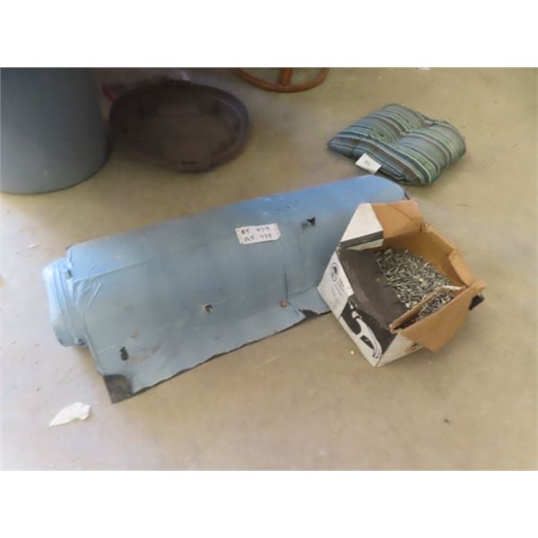 Roll of Roofing Tar Paper & 3/4 Box of Roofing Nails