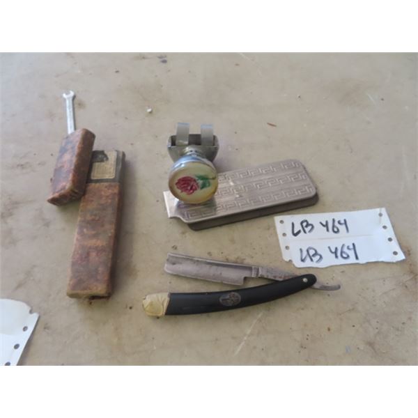 Steering Wheel Knob & Straight Razor