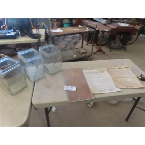 3 Glass Battery Cases & 3 Charging Instructions