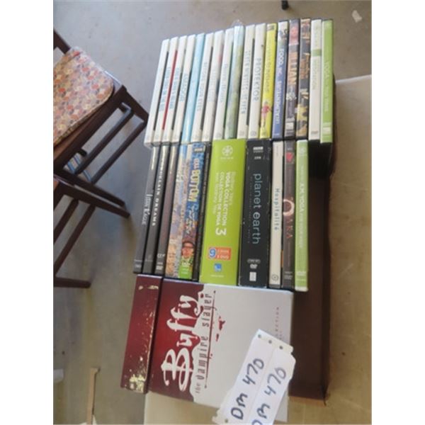 29 DVD Movies plus Buffy Vampire Series