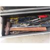 Image 4 : Metal Tool Box Full of Tools; Sockets, Hammer, Wrenches, Tin Snips, Screwdrivers, Vice Grips plus mo