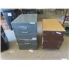 Image 1 : 2 Filing Cabinets; 1) 3 Drawer, 1) 2 Drawer