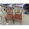 Image 1 : 2 Wooden Kitchen Chairs