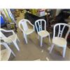 Image 3 : 6 Plastic Patio Chairs