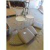 Image 1 : 2 Metal Bistro Chairs & 4 Cushions