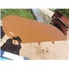 Image 2 : Large Cedar Tone Picnic Table 43" x 120"