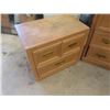 Image 6 : 4pc Bedroom Suite; Dresser 30" x 72" x 18" plus Mirror 48" x 52" , Dresser 52" x 38" x 18" , 2