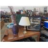 Image 1 : Table Lamp, Vase, Mirror 26" x 28"