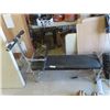 Image 2 : Weight  Bench with Weights, 2 Dumb Bells & Mat