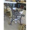 Image 3 : Cast Bench End, Cast Patio Stand