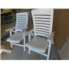 Image 3 : Patio Lounge Chair, 2 Patio Chairs & 4 Cushions