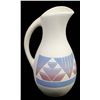 Image 4 : Sioux Hand Painted Ceramic Pottery Pitcher
