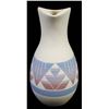 Image 5 : Sioux Hand Painted Ceramic Pottery Pitcher