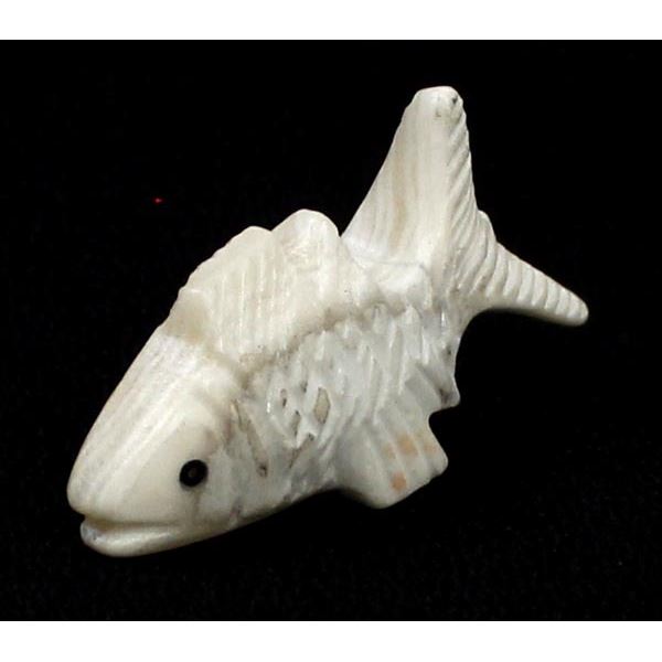 Native American Zuni Agate Fish Fetish by Scott Garnaat