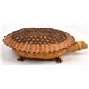 Image 3 : Chinese Lidded Turtle Wicker Basket