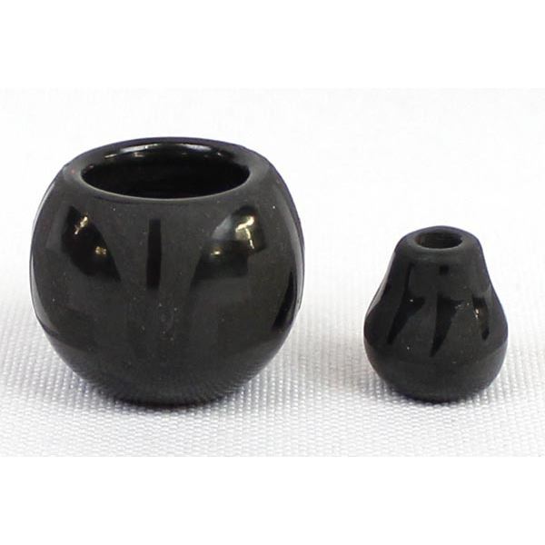 2 Miniature Santa Clara Pottery Jars