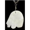 Image 2 : Zuni White Alabaster Bear Fetish Necklace