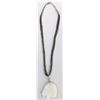 Image 5 : Zuni White Alabaster Bear Fetish Necklace