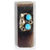 Image 1 : Navajo Sterling Turquoise Money Clip